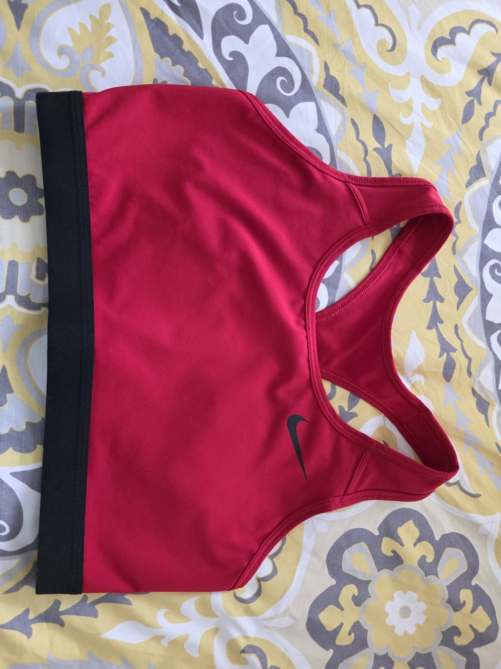 Nike Women’s Magenta Sports Bra with Black Band